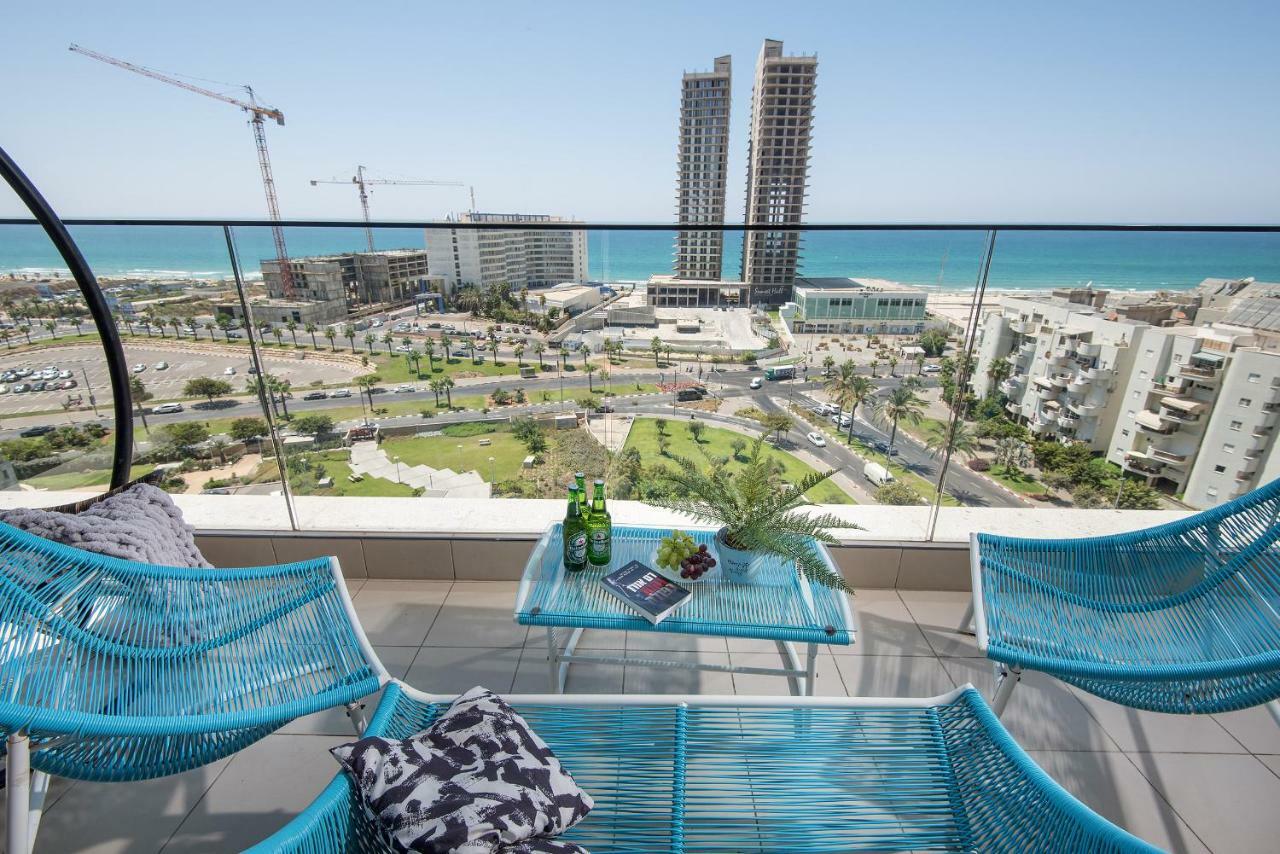 Bat Yam Luxery 5Br Sea View Suite Bagian luar foto