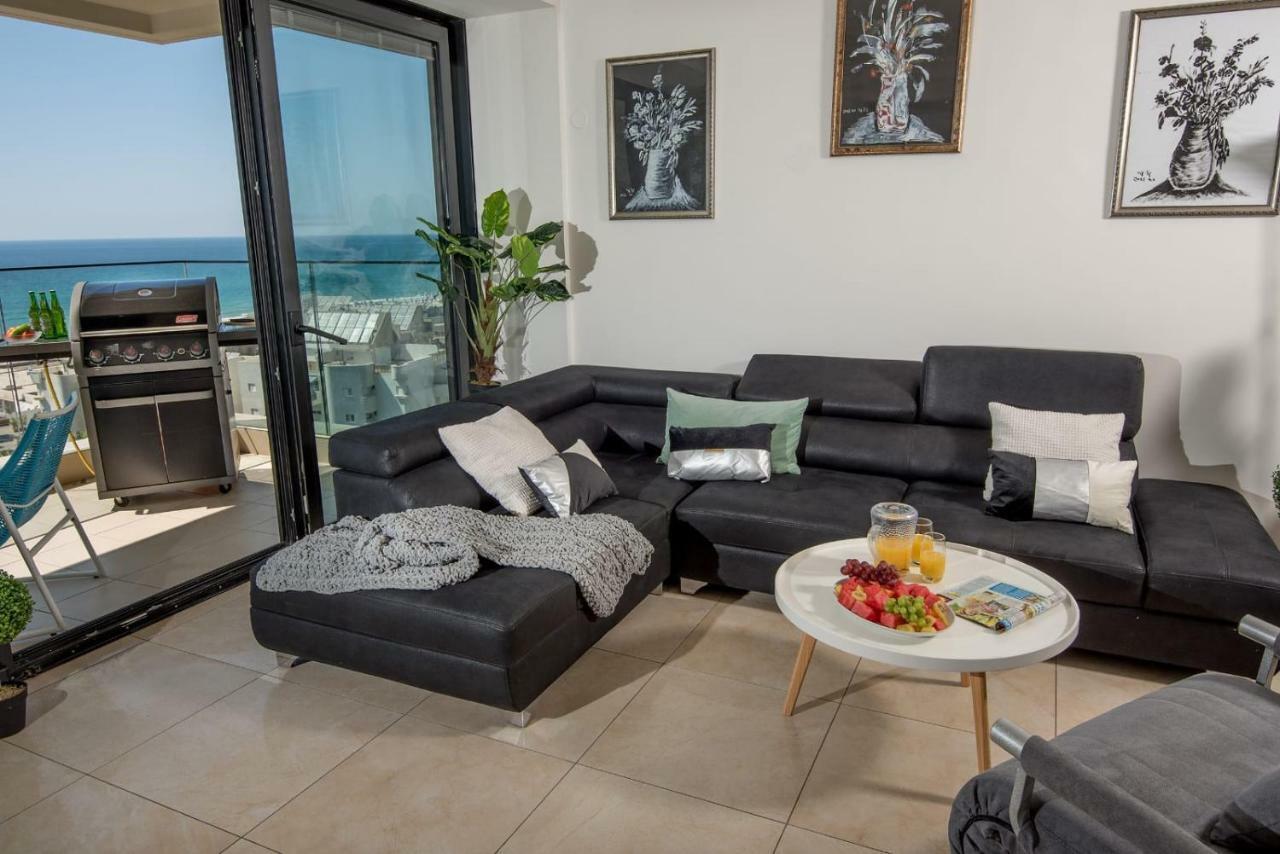 Bat Yam Luxery 5Br Sea View Suite Bagian luar foto